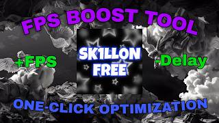 BEST FREE ONE-CLICK OPTIMIZER 🚀 (Boost FPS, Lower Ping & Delay)