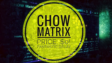 ChowMatrix Delay FX App / Plugin - Truly Incredible and 100% FREE (See Pinned Comment for Review)