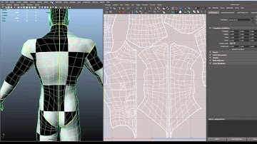 Maya 2012 tutorial - UV-Mapping tutorial - Human 05