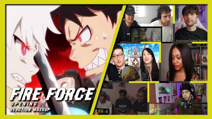 FIRE FORCE ALL OPENINGS  REACTION MASHUP😱 