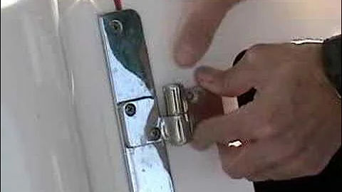 How to install Companionway Doors on Catalina MII sailboats with steel guides
