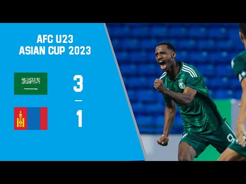 AFC U23 ASIAN CUP 2023 | Saudi Arabia U23 vs Mongolia U23