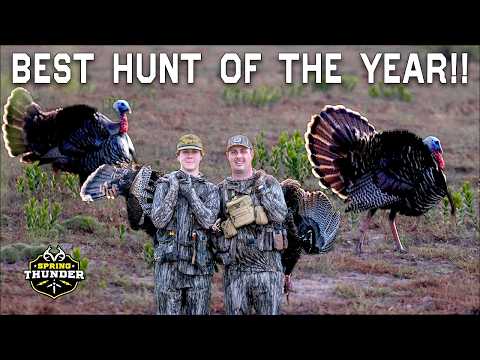 GOBBLING and STRUTTING off the ROOST | Jordan Brother's Slam PART 3