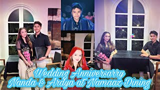 Anniversarry Pernikahan Nanda Arsyinta Dan Adrya Nyobain Menu Makanan Di Namaaz Dining