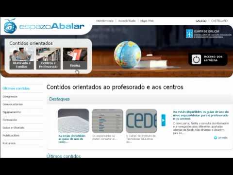 Video presentación novo portal espazoAbalar