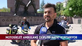Motosi̇klet Ambulans Eki̇pleri̇ Hayat Kurtariyor