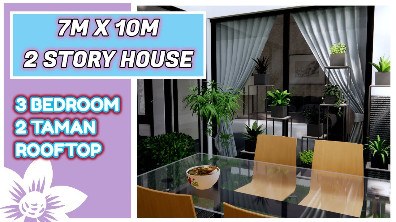 Orang Tidak Akan Percaya Rumah Ini Berdiri Diatas Tanah 70m2 Cara Desain Rumah Mungil 2 Lantai YouTube