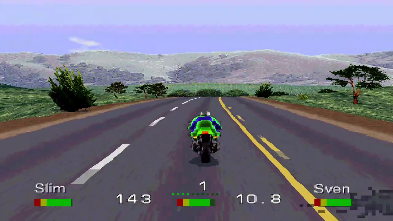 Road Rash - Napa Valley Level 5 with 750cc Kamikaze 750N - YouTube