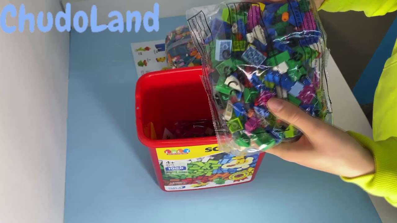 Распаковка: КОНСТРУКТОР JDLT 9515 1000 ДЕТАЛЕЙ