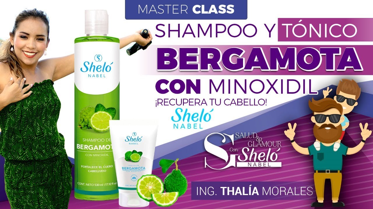 MASTERCLASS 🧴🍋 Shampoo y Tónico de bergamota con Minoxidil / Ing