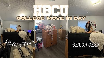 HBCU COLLEGE MOVE IN DAY senior year *| dorm tour & unpacking  *Savannah state university*