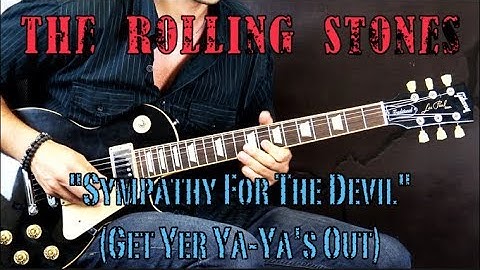 The Rolling Stones - Sympathy For The Devil - Rock/Blues Guitar Lesson (w/Tabs)