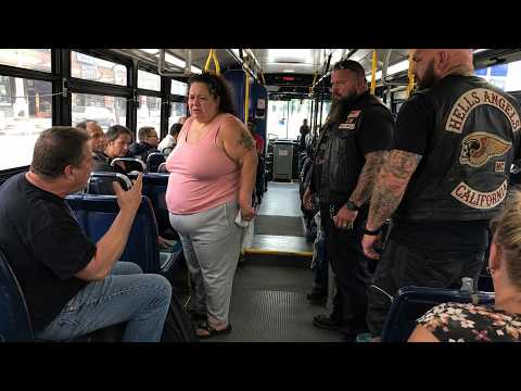 An Obese Woman Was Humiliated on a Bus — Then a Biker Changed Everything With 3 Words