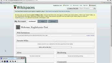iSPACES 202 C Wikispace Tutorials -  How to join Wikispaces