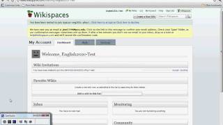 iSPACES 202 C Wikispace Tutorials -  How to join Wikispaces Profile