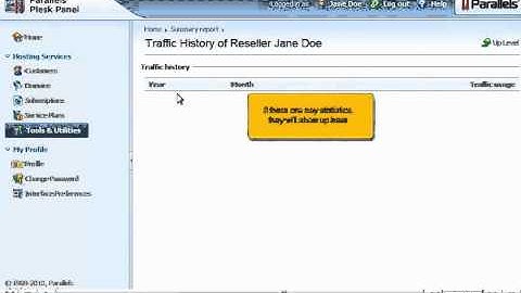 Viewing Resource Usage Statistics and Reports in Plesk Reseller - Canadian Web Hosting