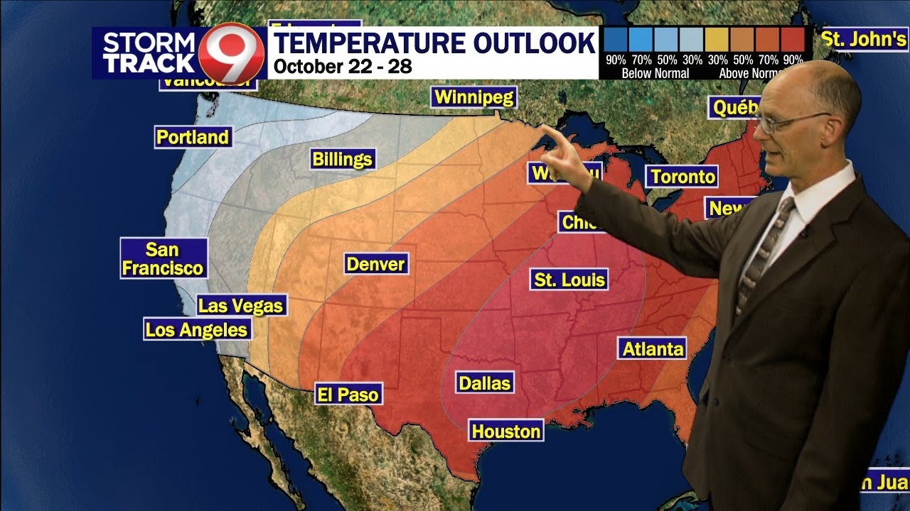 Chilly today, then a warming trend - YouTube