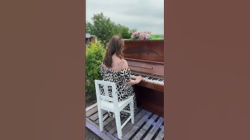 Thumbnail of Piano in the lavender field #piano #song #nature #shorts