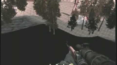 Call of duty 4 glitches- Out of map + down the rocket hole
