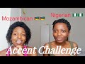 My English is so bad🥺 || Accent Challenge with girlfriend || English challenge