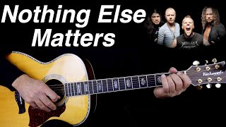 How to Play Nothing Else Matters on Guitar - Easy Tutorial