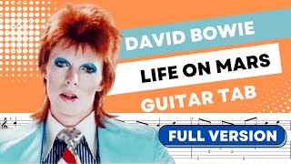 David Bowie - Life On Mars Fingerstyle Guitar