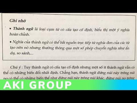 Video Phân biệt thành ngữ, tục ngữ - YouTube