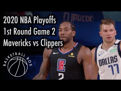 [NBA Game2] Dallas Mavericks vs Los Angeles Clippers, Full Game Highlights, August 19, 2020
