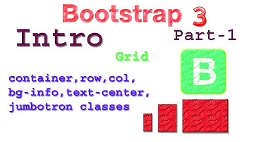 bootstrap 3 intro part-01 | How to download bootstrap3 | bootstrap3 tutorial | Grid System