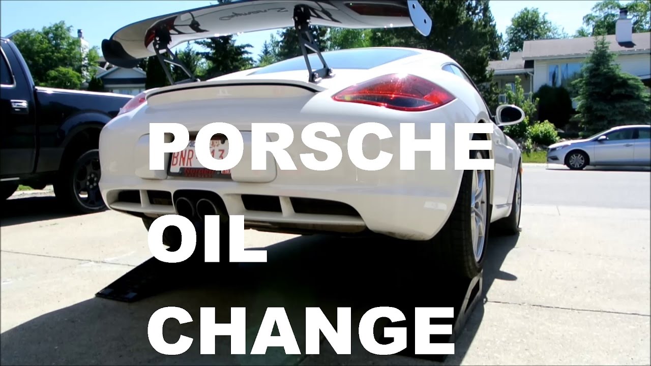 Porsche Engine Oil Change