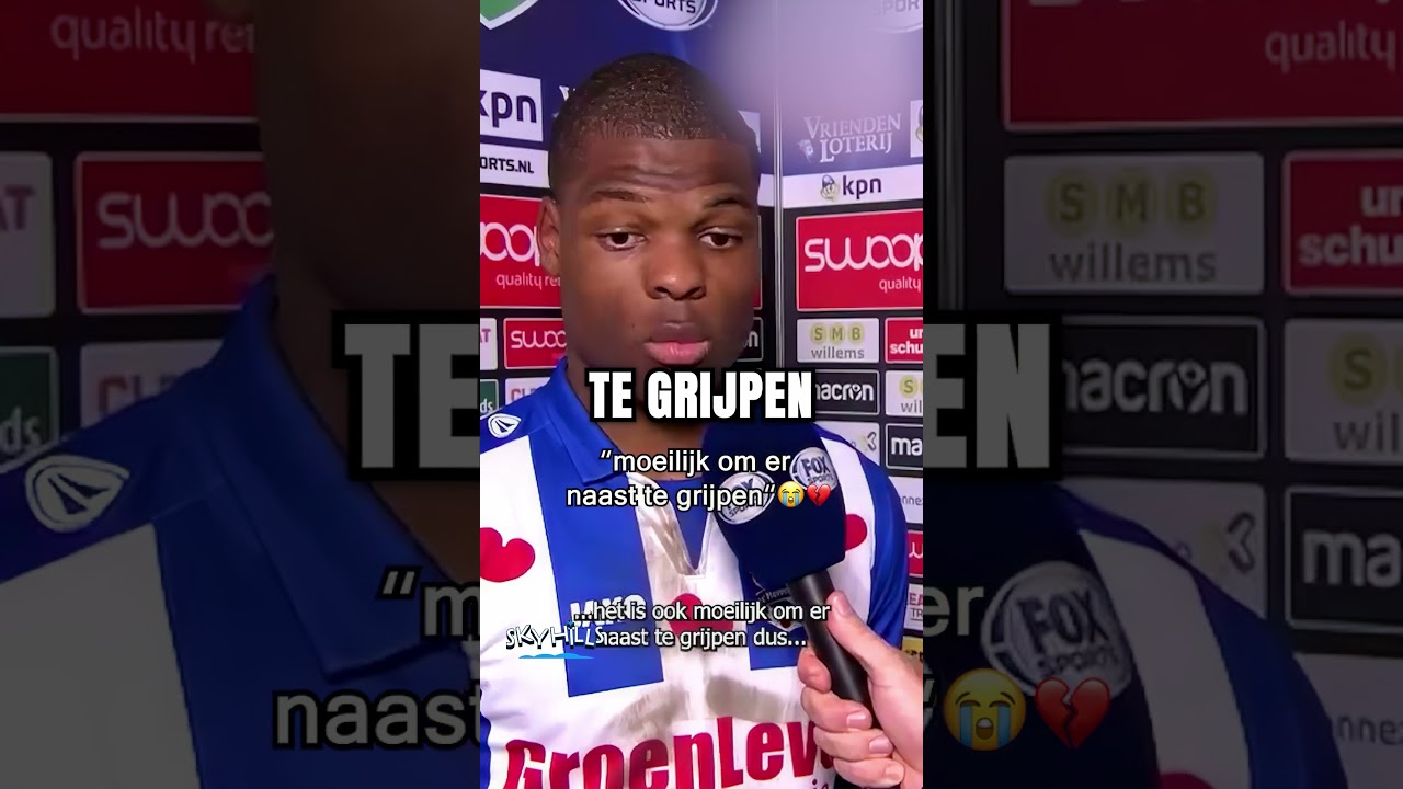 "het is moelijk om et naast te grijpen" 😭💔 #dumfries #scheerenveen #eredivisie #viraal #shorts