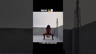 Day 41/90 Legs Workout | 5 Best Leg Exercises for Strength & Muscle Growth #90dayschallenge #viral
