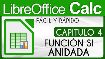 Curso LibreOffice Calc, Capitulo 4 - Función Si Anidada
