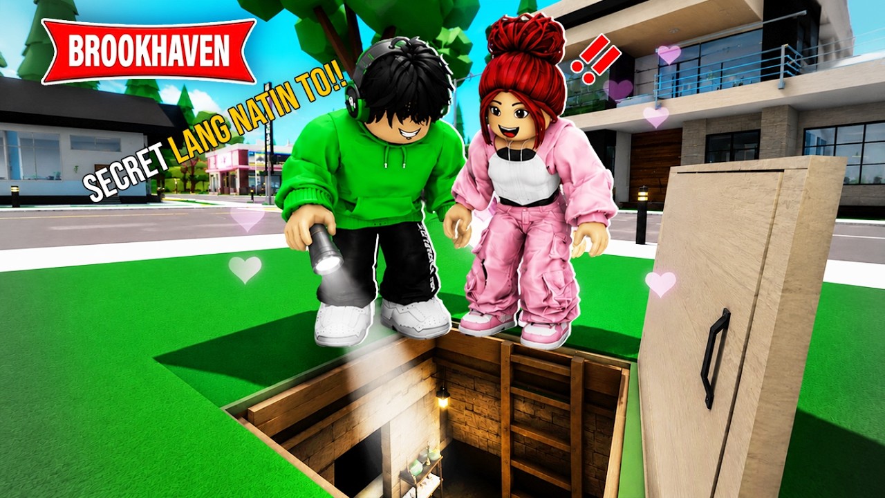 Pinuntahan namin yung mga Secret Base sa Brookhaven kasama si  Crush | Roblox 🥰🥰