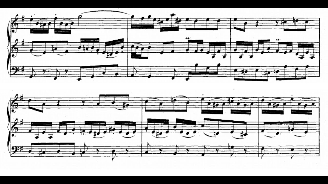 Bach: Trio Sonata in G major BWV 530 - III. Allegro - Koopman