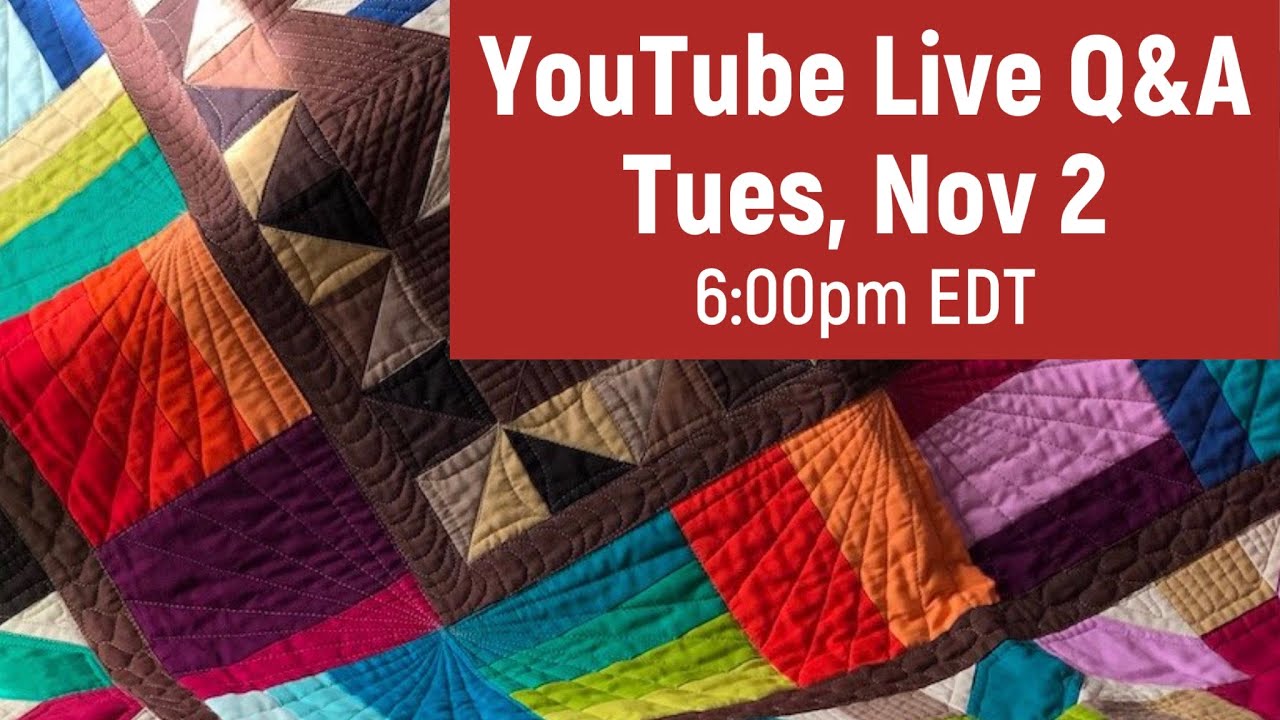 LIVE Q&A Nov 2, 2021 - YouTube