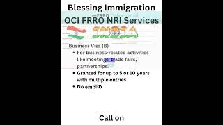 E-Frro B1 Visa I Bangalore