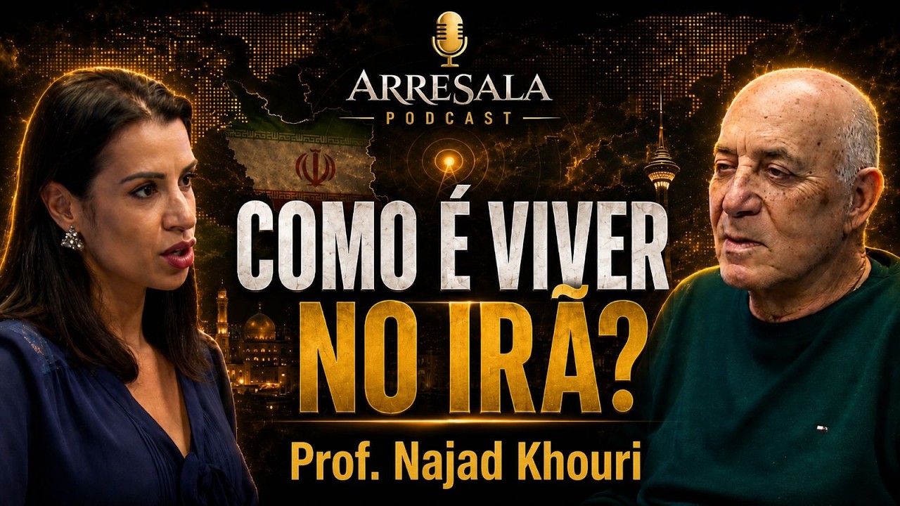 COMO É VIVER NO IRÃ? // PROF. NAJAD KHOURI - Arresala Podcast #81