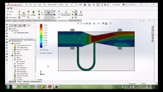 Solidworks CFD tutorial: Venturimeter CFD