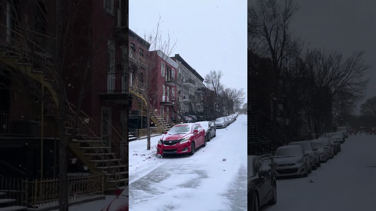 Montreal Under Snow 🇨🇦 | A Real Canadian Winter
