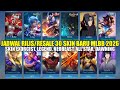 JADWAL RILIS/RESALE 30 SKIN BARU MOBILE LEGENDS 2026! SKIN MEOBEAST, EXORCIST, DAWNING, ALL STAR
