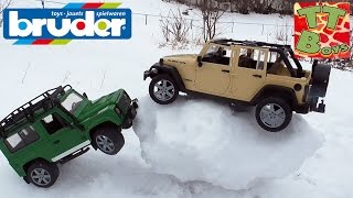 ✔ BRUDER. Игорек и его друг Богдан катаются на горке с машинками / Jeep Land Rover and Wrangler ✔(Привет Ребята! Смотрите сегодня, Игорек и его друг Богдан будут кататься с горки с машинками Bruder. Получите..., 2016-01-27T06:09:47.000Z)