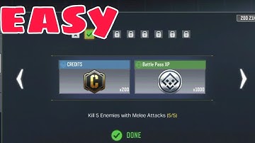 EASY KILL 5 ENEMIES WITH MELEE ATTACK | SMALL ARMS | CALL OF DUTY MOBILE