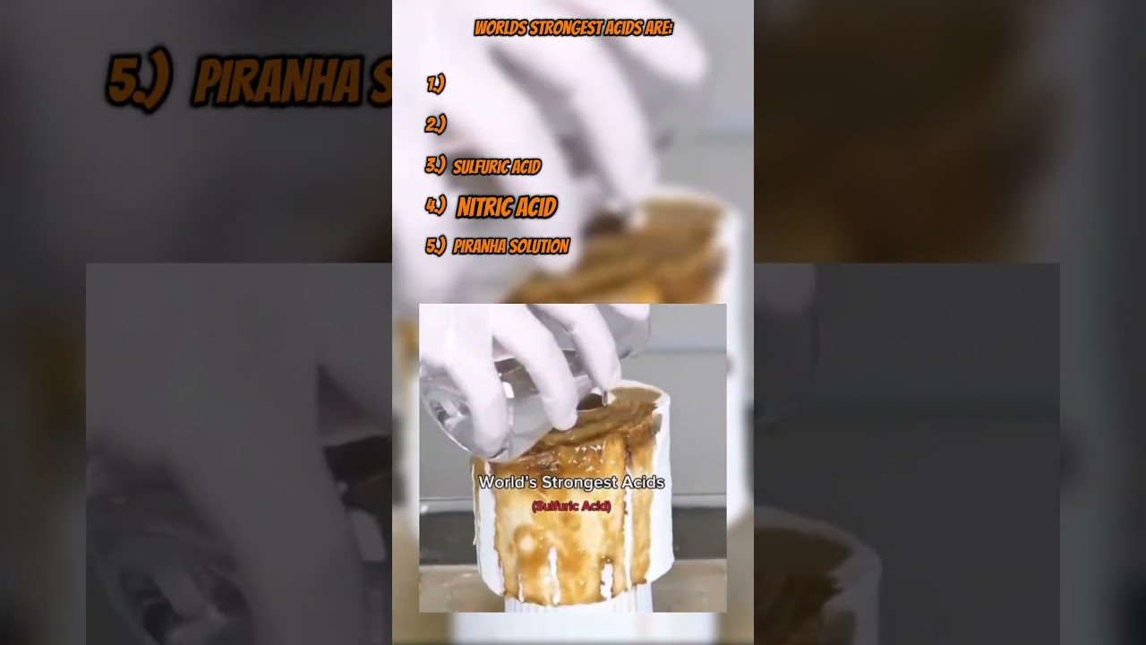 Top 5 Strongest Acids You Didn’t Know About!