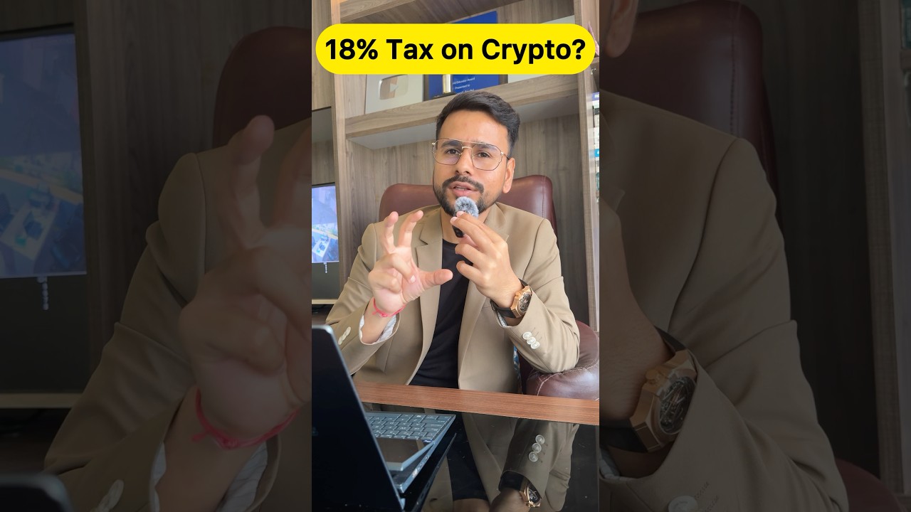 18% New Tax on Crypto #shorts