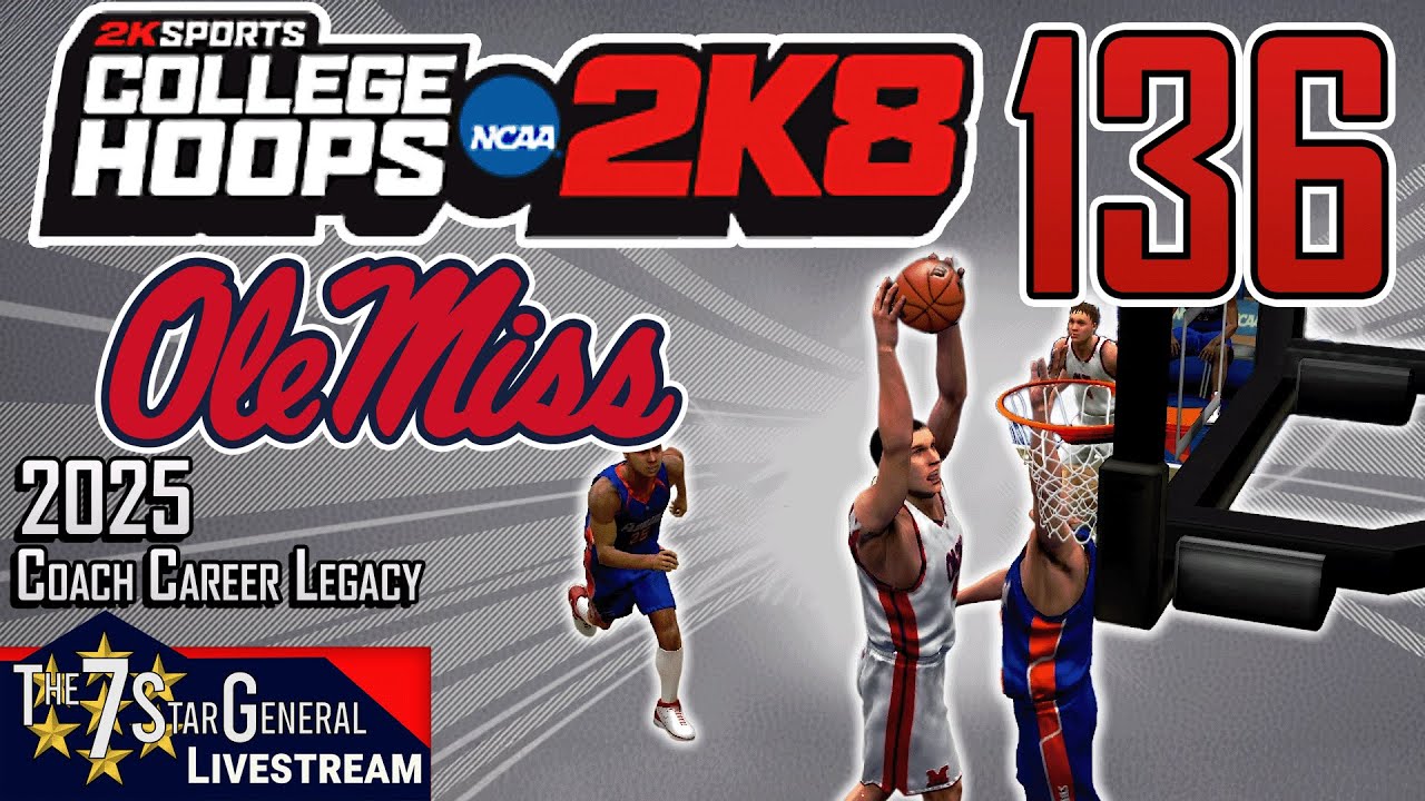 2025 Coach Career Legacy | College Basketball 2K8 | Livestream 136