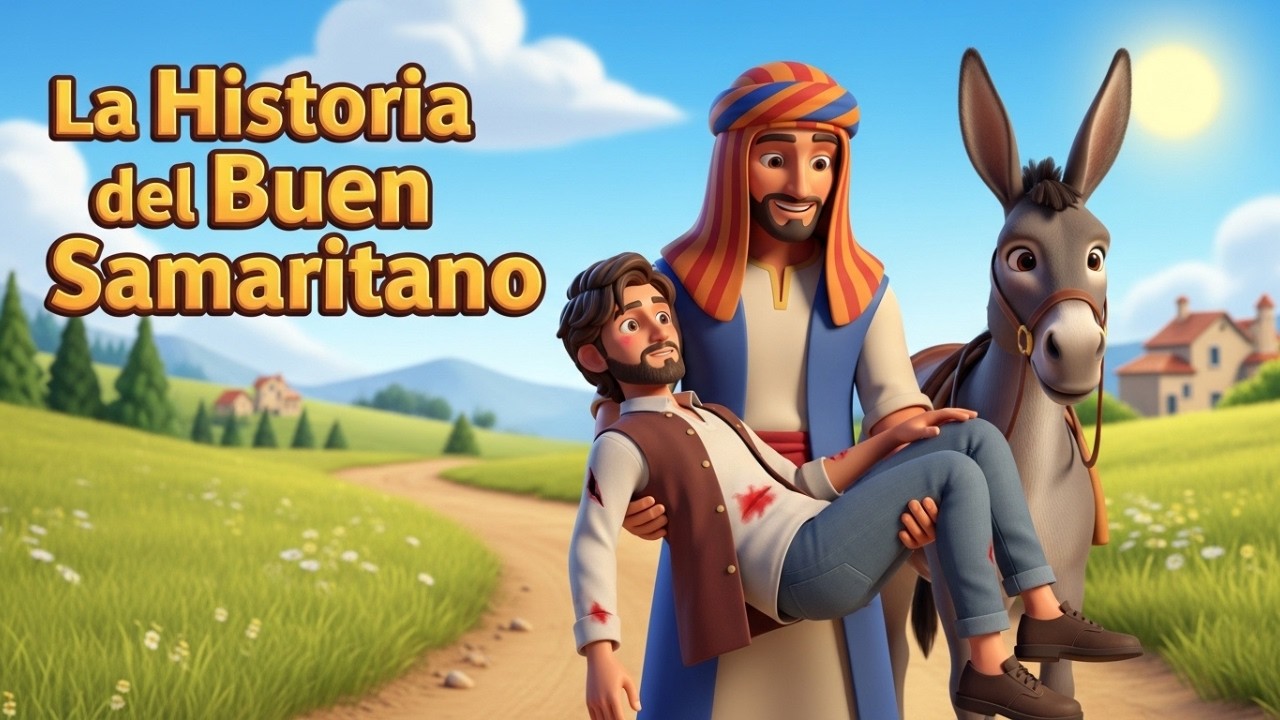 La Historia del Buen Samaritano | Enseñanza Bíblica Animada para Niños y Familias⭐