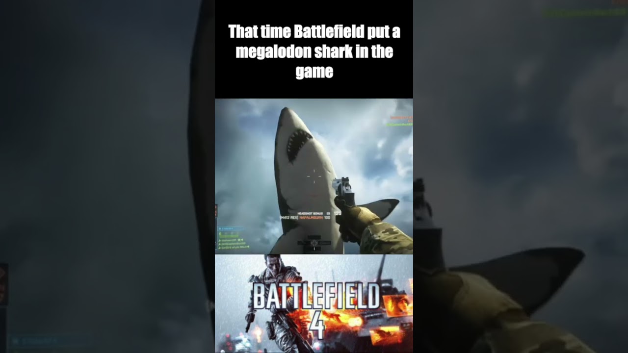 That time Battlefield put a megalodon shark in the game 