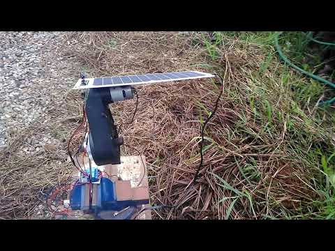 home made Test Solar tracking control