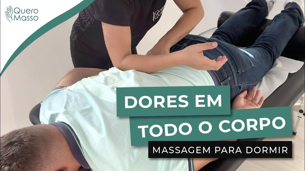 Massagem terapêutica para soltura muscular e alívio de dores